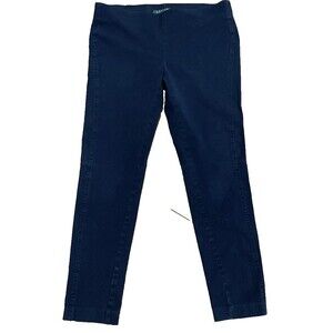 Ralph Lauren Womens Jeans Denim Size Medium 8 Dark Blue Pull On Preppy